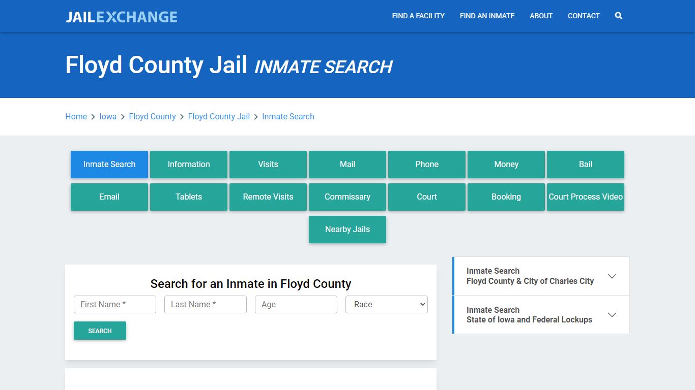 Floyd County Jail, IA Inmate Search: Roster & Mugshots